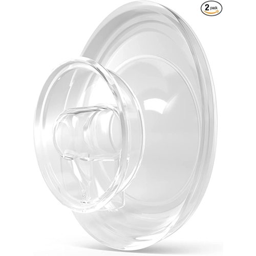 Elvie Stride Breast Pump Breast Shield - 24mm - Nipple Flange for Pumping Breast Milk - Accessories & Breastfeeding Essentials for Electric Pumps - BPA Free, Dishwasher Safe - 2 Pack