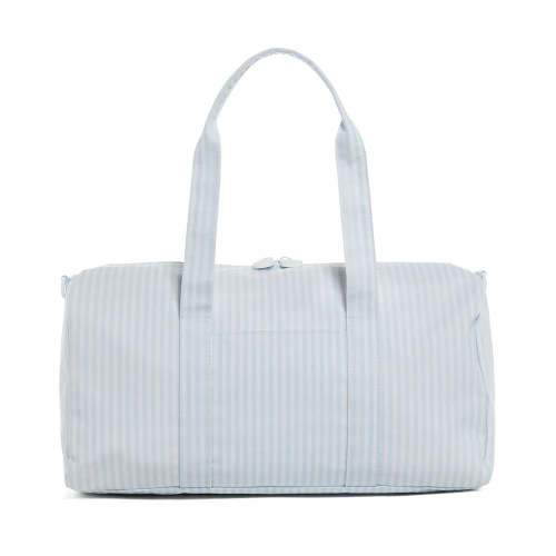 Weekender Duffel Bag Pimlico Stripe Light Blue by TRVL Design | Lila & Hayes