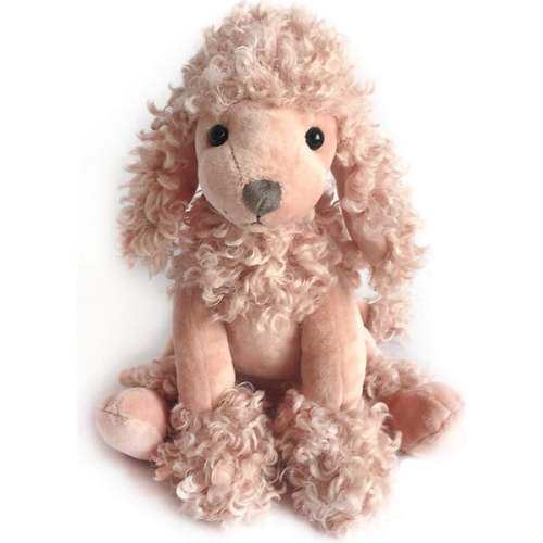 Mon Ami Paris Poodle Stuffed Animal in Mauve