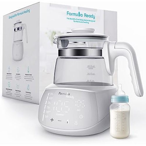 Baby Water Kettle- One Button Boil Cool Down and Keep Warm at Perfect Temperature 24/7 - Dispense Water Instantly- Replace Traditional Bottle Warmer