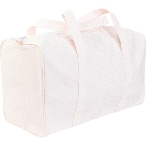 The Duffle Bag in Pink Stripe