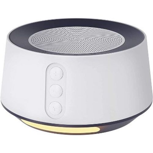 Letsfit White Noise Machine with Adjustable Night Light for Sleeping 14 High Fidelity Sleep Machine Soundtracks T126L - White