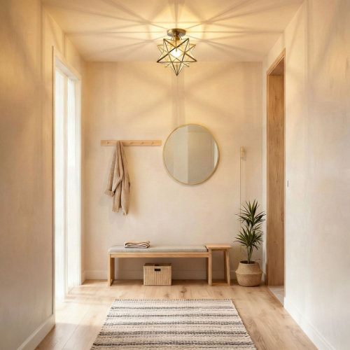 Bungalow Rose Geometric Single Flush Mount Lighting & Reviews | Wayfair