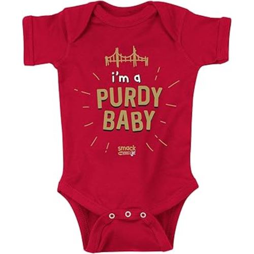 Purdy Baby - Baby Apparel for San Francisco Football Fans (NB-7T)