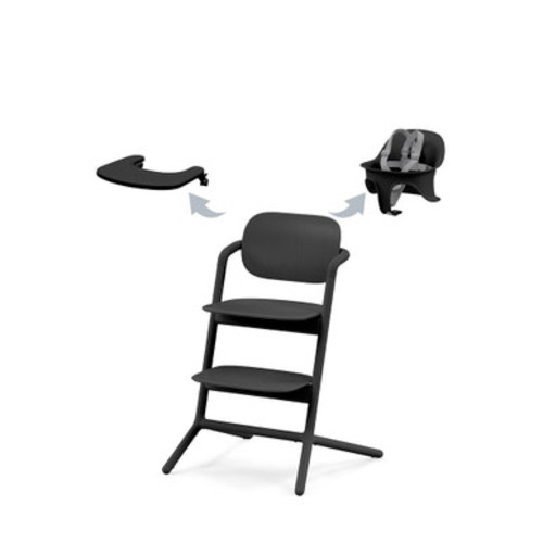 Cybex LEMO 2 High Chair 3-in-1 Set - Stunning Black - Bambi Baby Store