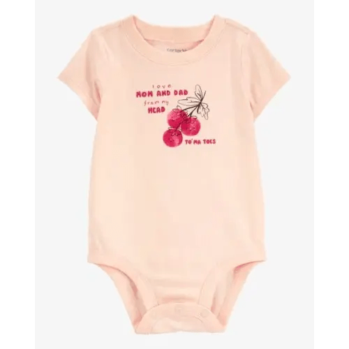 Baby Mom And Dad Tomatoes Short-Sleeve Bodysuit - Carter's | Carter's