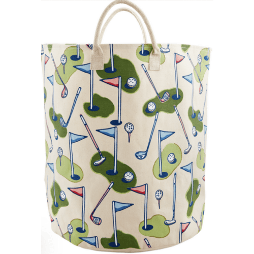 Patterned Oversized Golf Hamper