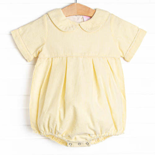 Simple Seersucker Bubble, Yellow – Stitchy Fish