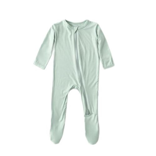 Soft Baby Bamboo Viscose Footie Pajamas, Zipper Closure, 0-24 Months