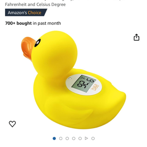 Amazon.com : b&h Duck Baby Bath Thermometer, Toddlers Bath Temperature Thermometer Safety Floating Toy, Bathtub Thermometer, at Fahrenheit and Celsius Degree : Baby