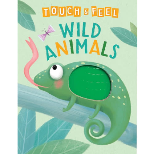 Wild Animals: A Touch and Feel Book - Children's Board Book - Educational