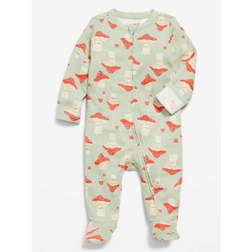 Unisex Sleep & Play 2-Way-Zip Footed One-Piece for Baby