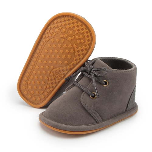 Meckior Baby Girls Boys Boots Infant Lace Up Booties Newborn Winter Shoes for 0-18 Months