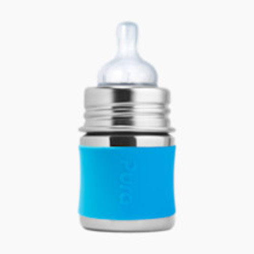 Pura Infant Stainless Steel Bottle - Aqua, 5oz