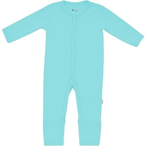 KYTE BABY Unisex Soft Romper with Snap Closure, 97% Rayon made from Bamboo, 3% Spandex,