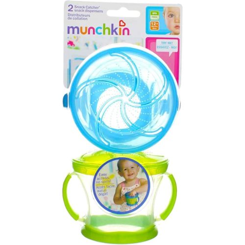 Munchkin 2 Pack Snack Catcher - Assorted Colors