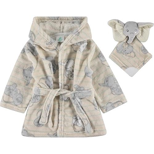 Disney baby-boys Baby Robe With Lovie Attacehment