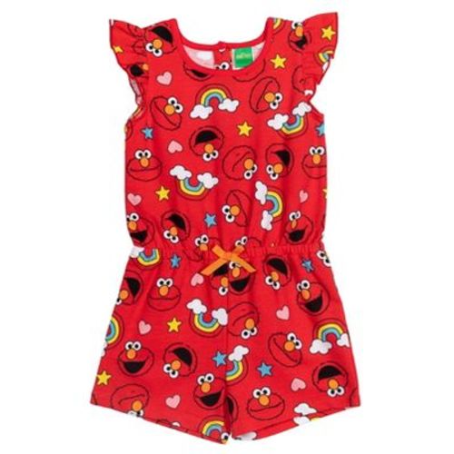 Sesame Street Elmo Infant Baby Girls Sleeveless Romper Red 18 Months