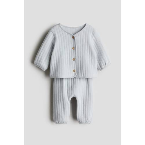 2-PIECE QUILTED JERSEY SET