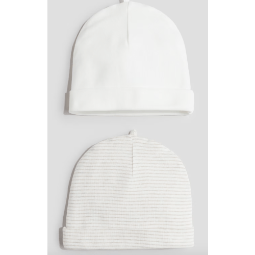 2-pack Cotton Beanies