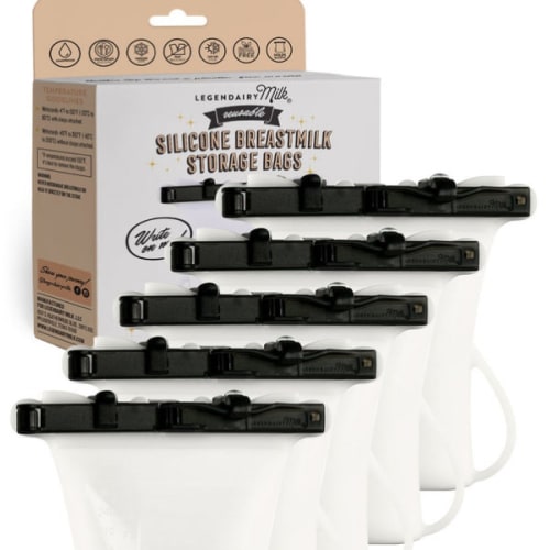 Reusable Silicone Breastmilk Storage Bags | Legendairy Milk