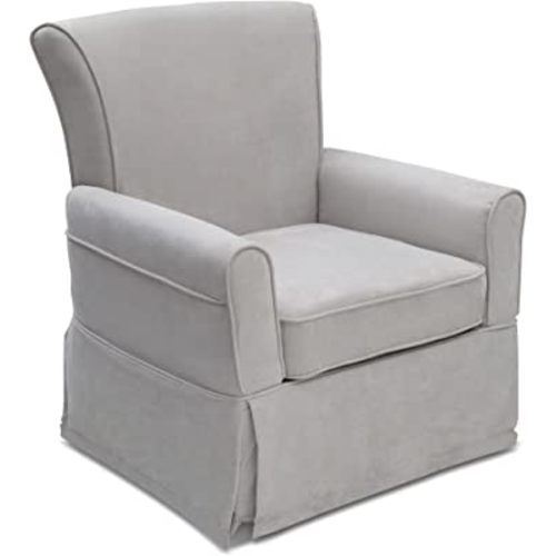 Delta Children Benbridge Glider Swivel Rocker Chair, Dove Grey