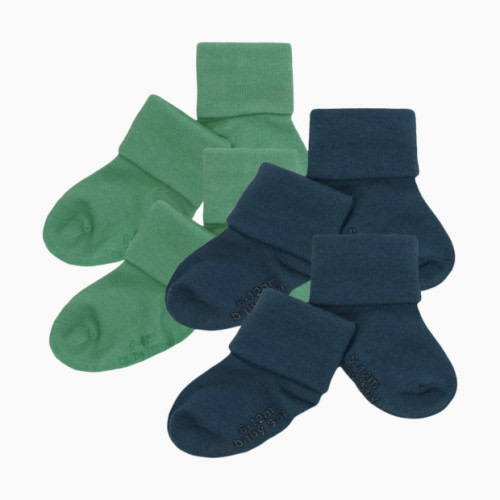 Solid Stay On Socks (4 Pack) - Dragon Indigo