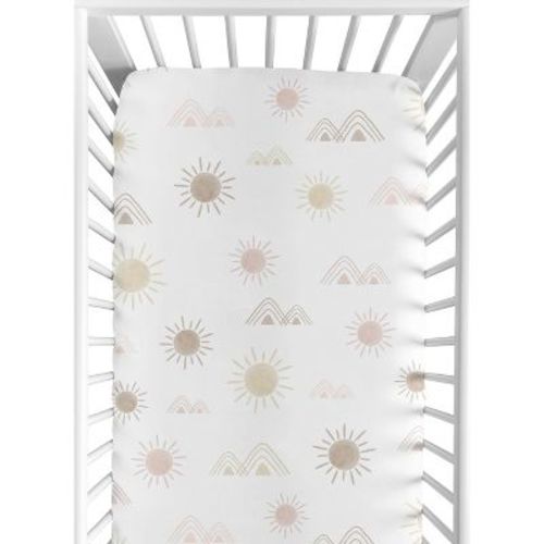 Sweet Jojo Designs Girl Baby Fitted Crib Sheet Desert Sun Collection
