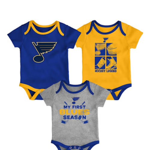 St Louis Blues Baby BLUE Legend One Piece Set - 133424089
