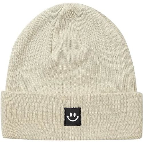 MaxNova Knit Beanie Hat with Smile Face for Men/Women