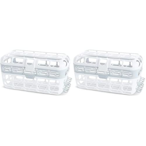 Munchkin® High Capacity Dishwasher Basket, 2 Pack, Grey