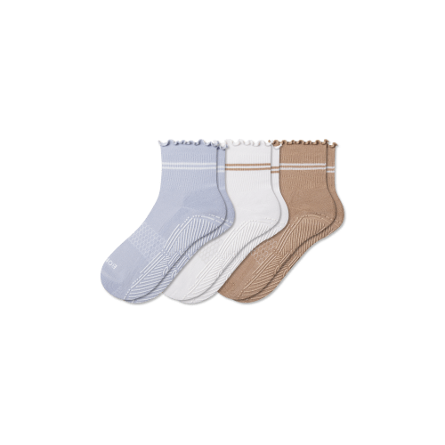 Women's Studio Gripper Quarter Sock 3-Pack