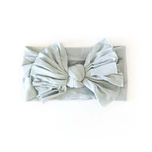 Hot Mess Nylon Headband in Dusty Blue