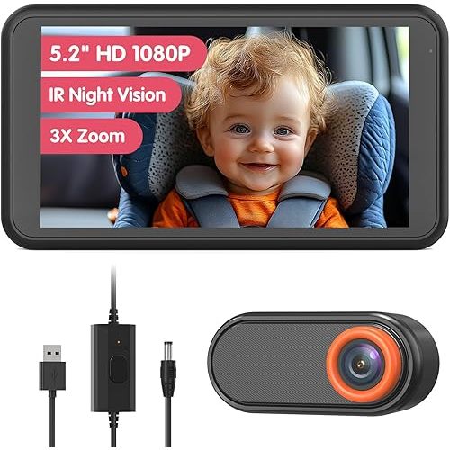Baby Car Camera with USB Cable