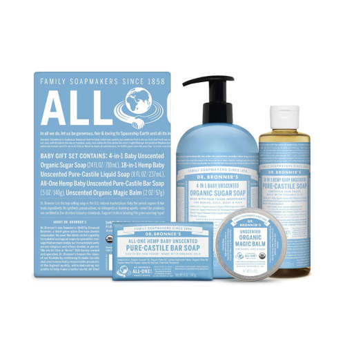 Baby Unscented Body Care Gift Set | Organic | Dr. Bronner's