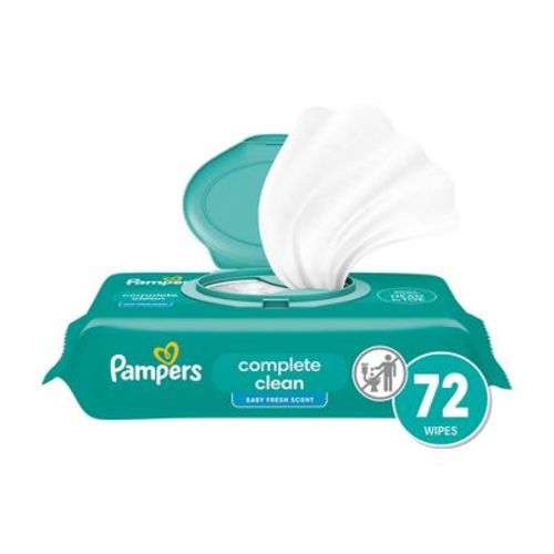 Pampers Complete Clean Baby Wipes Fresh Scent - 72ct