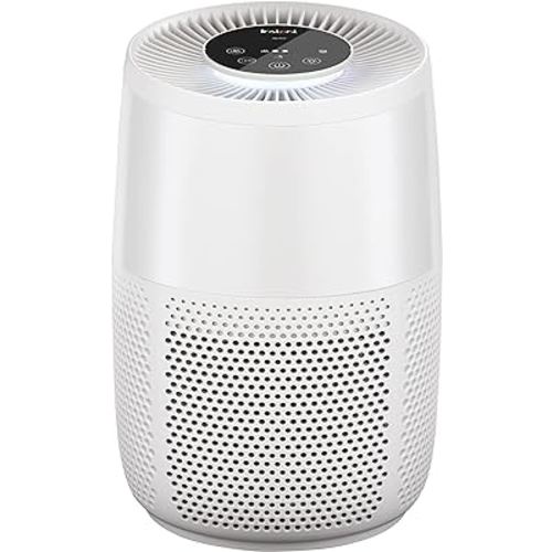 Instant HEPA Quiet Air Purifier, From the Makers of Instant Pot with Plasma Ion Technology for Rooms up to 630ft2; removes 99% of Dust, Smoke, Odors, Pollen & Pet Hair, for Bedrooms & Offices, Pearl
