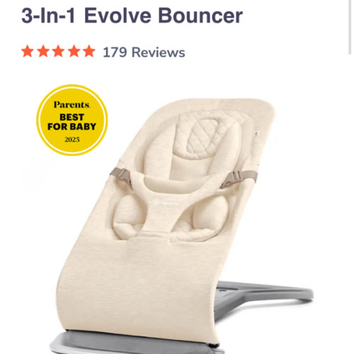 3-In-1 Evolve Baby Bouncer: Knit | Ergobaby