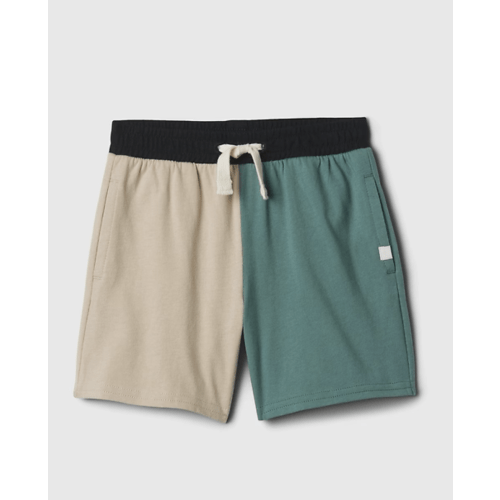 babyGap Mix and Match Shorts in tan colorblock, size: 6-12 M