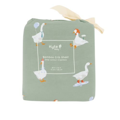 Crib Sheet in Silly Goose