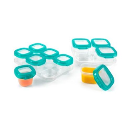Tot 12-Pc. Plastic Freezer Food Storage Container Set with Tray