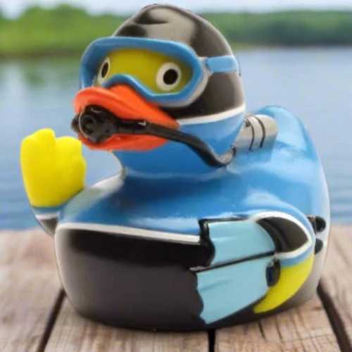 Diver Rubber Duck Cruise Ducks Kids Bath Toys Stress Relief Debugging Rubber Ducky Ducking Birthday Gift for Diver Underwater Duck