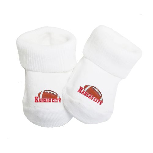 Baby Toe Bootie Socks for Kansas City Fans