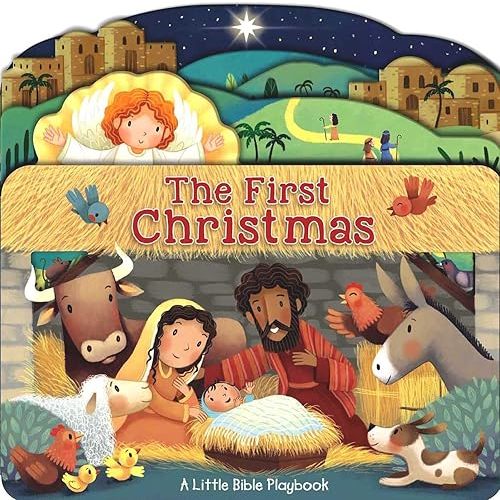Little Bible Playbook: The First Christmas Board book – Illustrated, September 25, 2018