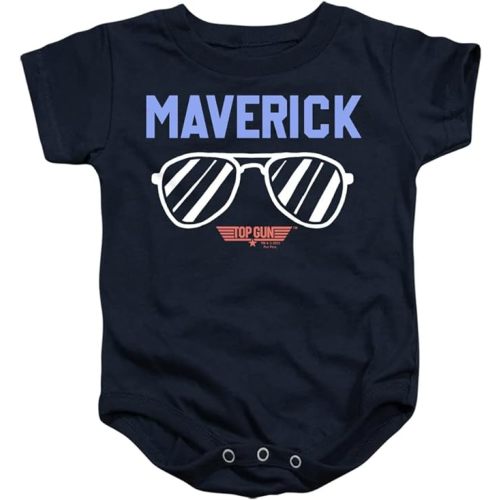 6 mo Top Gun Mini Maverick Collection Infant Baby Boys Onesie Snapsuit