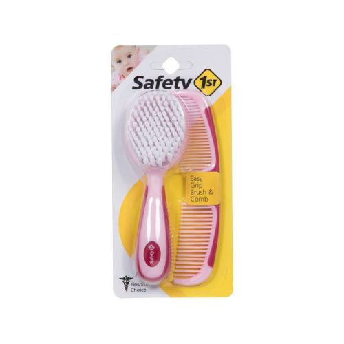 Safety 1st Easy Grip Brush & Comb Set - Pink
