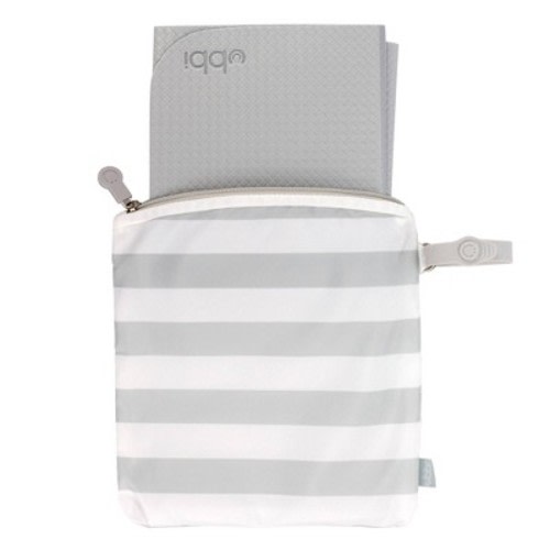Ubbi On-The-Go Changing Mat + Bag, Color: White