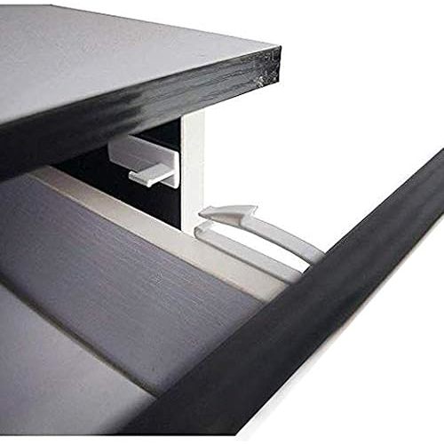 Child Safety Locks, Baby Proofing Drawers Locks, Coolrunner Baby Safety Invisible Drawer Latches with Strong Adhesive for Baby Care - No Tools or Drilling Required(8 Pack)