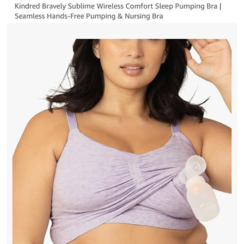 Kindred Bravely Sublime Wireless Comfort Sleep Pumping Bra | Seamless Hands-Free Pumping & Nursing Bra