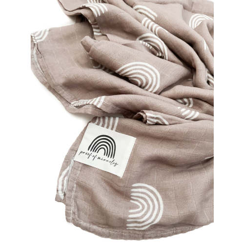 Proof Of Miracles Rainbow Swaddle Blanket – AmorClothingCo.